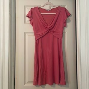 LOFT V-neck cotton dress